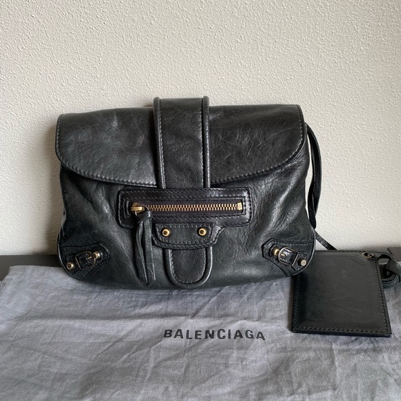 EUC Balenciaga Arena Clutch Pouch Anthracite - Picture 2 of 11